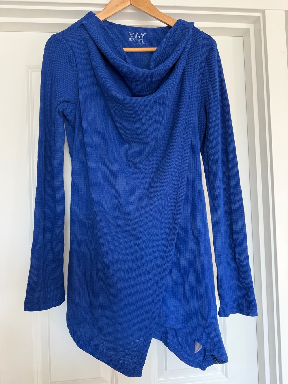 Marc New York Cowl Neck Long Sleeve Sweater in Royal Blue Xl